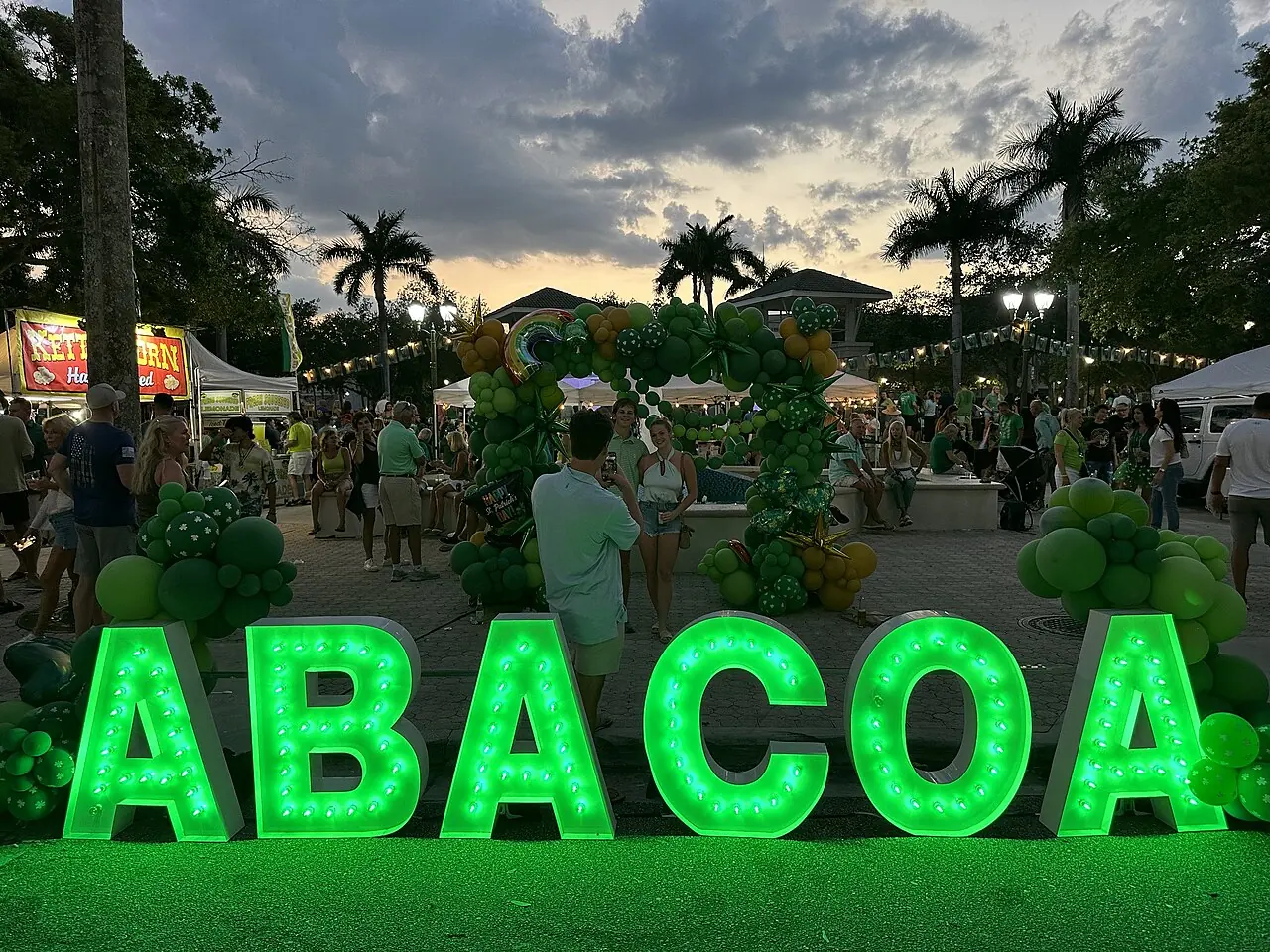 Abacoa Town Center in Jupiter during a street festival